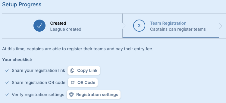 registration link options